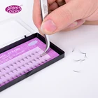 Искусственные ресницы 6D, шелковые, с изгибом, C  D