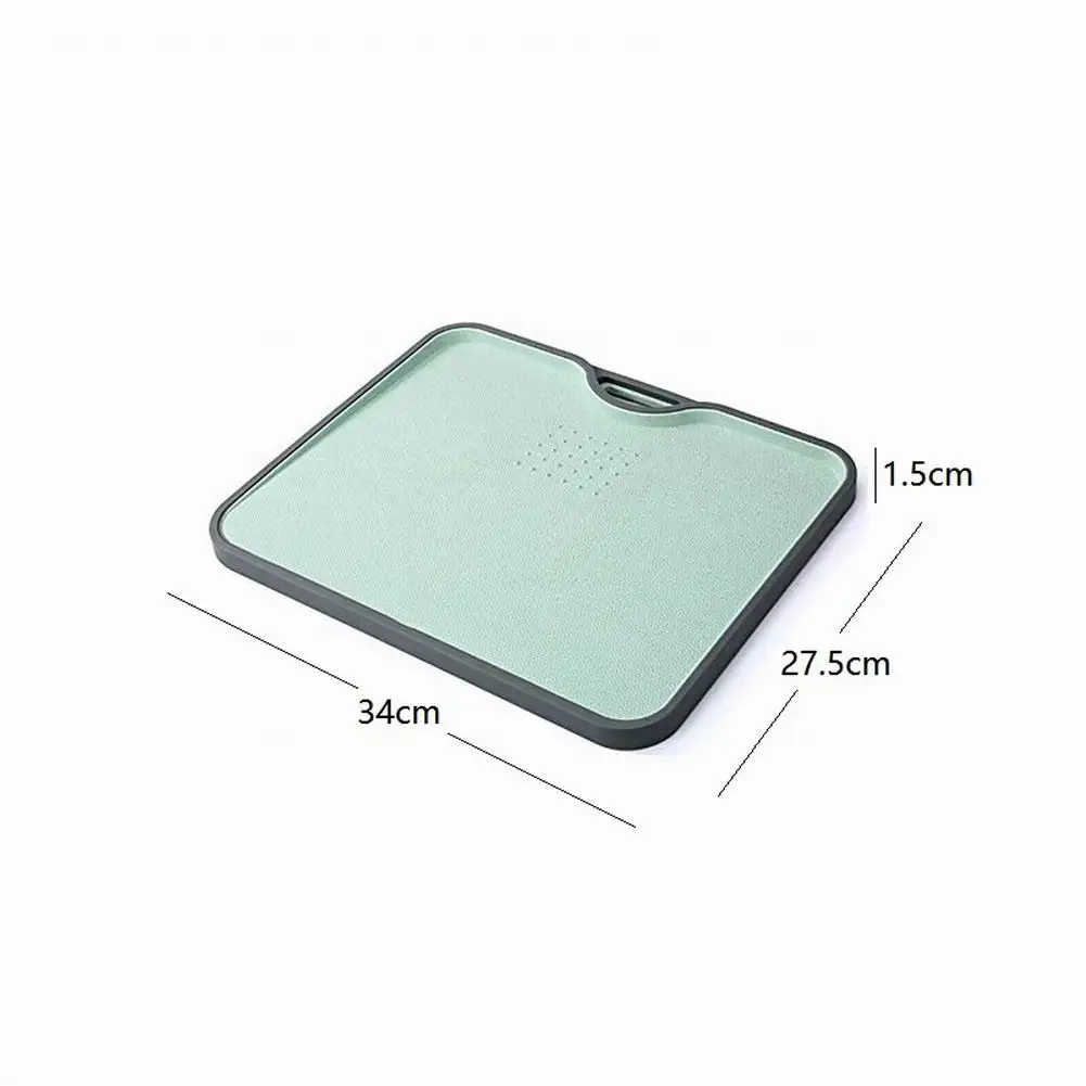 

Kitchen Cutting Board Can Hung Anti-Overflow And Anti-Slip Double-Sided Easy To Clean Cooking Tools Wheat Straw Cutting Board