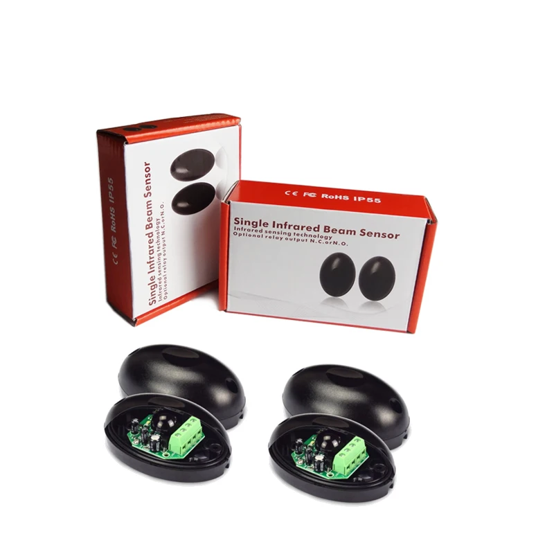 Активный фотоэлектрический один 1 инфракрасный датчик луча 12 В или 24 Барьерный