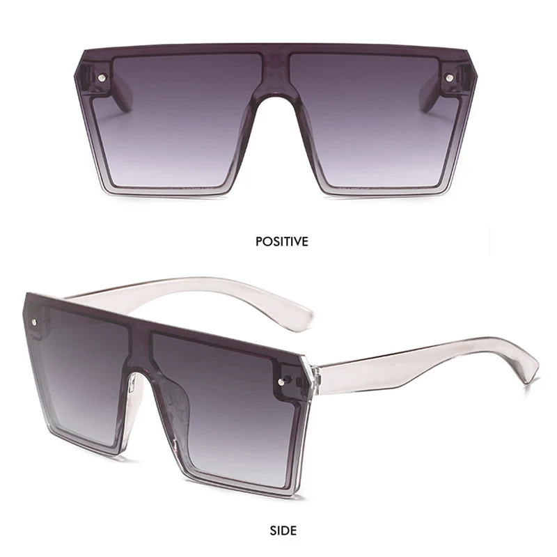 Солнцезащитные очки в ретро стиле унисекс модные большие квадратной оправе