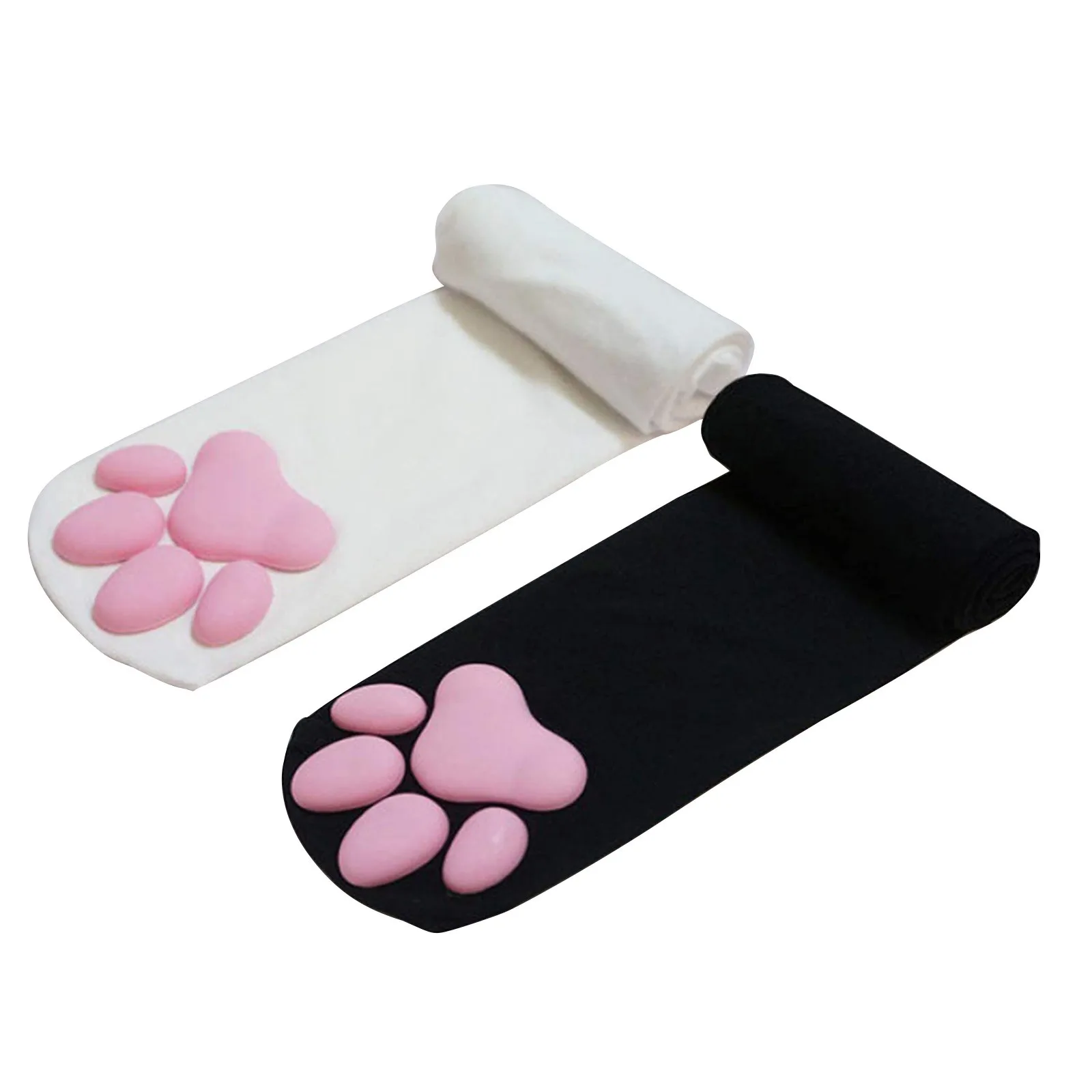 Носки Pawpads модные чулки повседневные хлопковые выше колена сексуальные носки для