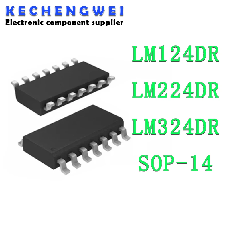 10 шт. LM224DR SOP-14 LM224 SOP14 LM224D 224DR SOP LM124DR LM124 LM324DR LM324 | Электронные компоненты и