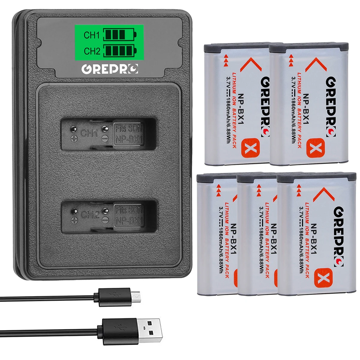 3 7 V 6.88Wh NP BX1 NPBX1 Батарея + Зарядное устройство с Тип c для Sony ZV 1 комплектующие