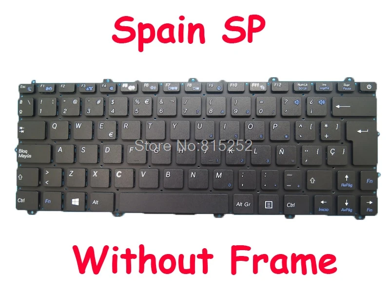 UK US SP RU Клавиатура для Insys UltraNote T3U11 английский США Великобритания русский Испания