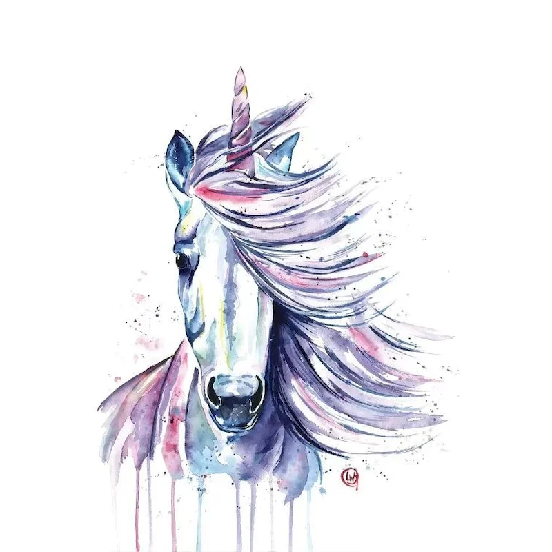 

Gatyztory Horse DIY Paint By Numbers Canvas Painting Kits Animal Oil Painting By Numbers Art Drawing 40x50cm Home Decor