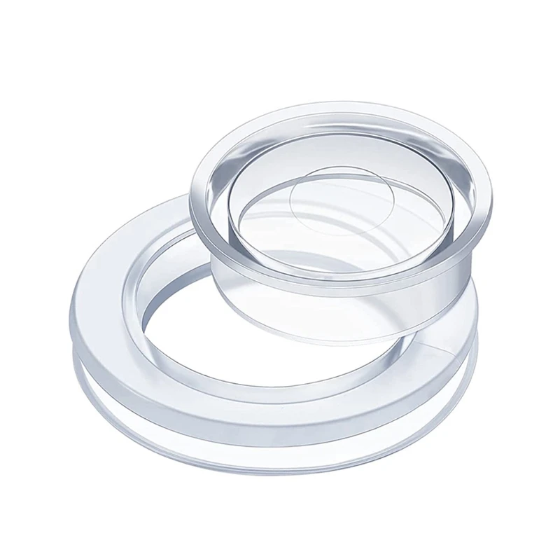 Patio Parasol Umbrella Hole Ring Plug Set Table Cover Insert for Cafe Bar Terraces 2-Inch (Transparent) | Строительство и ремонт