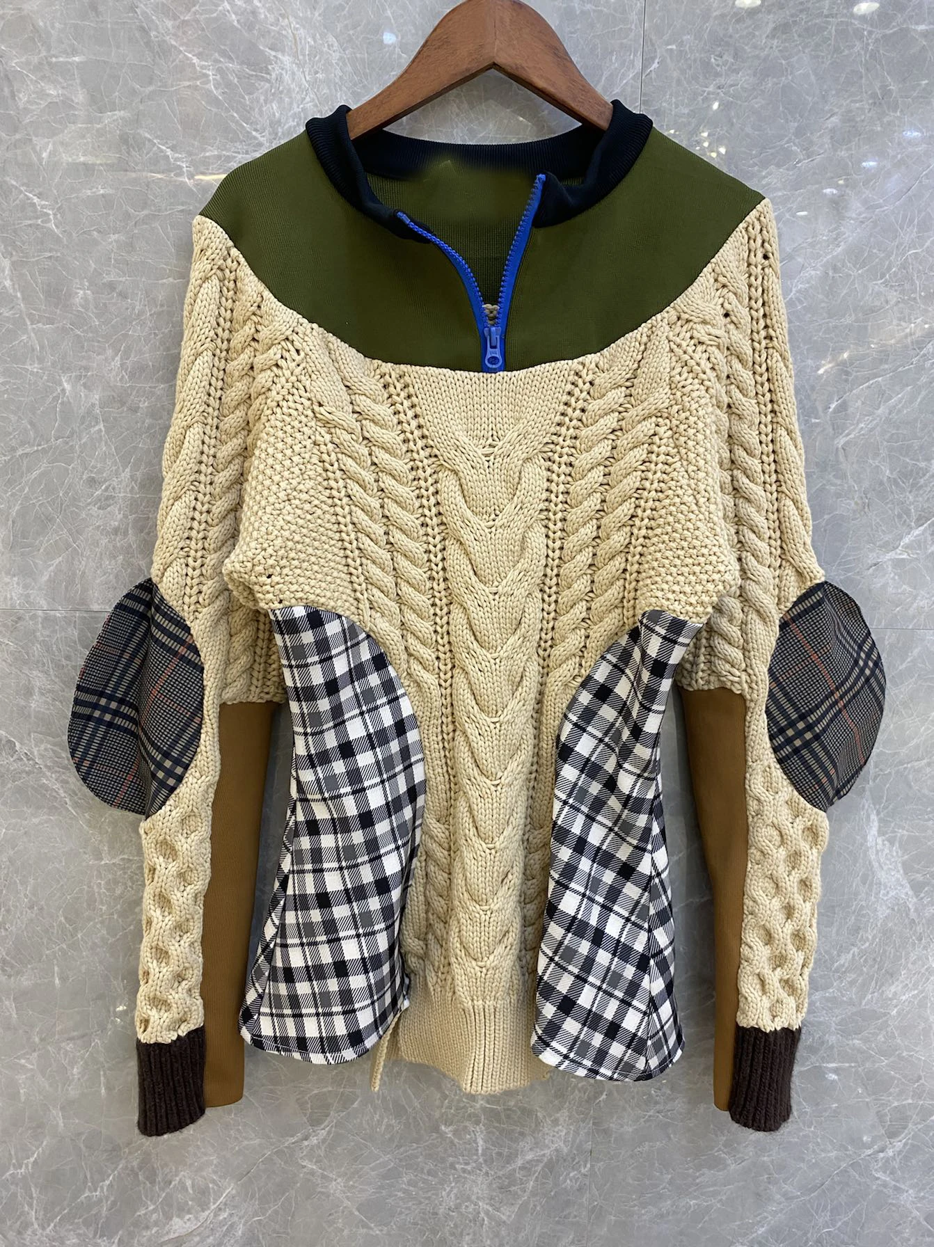 Осень 2020 высококачественный Женский джемпер в стиле пэчворк свитер женский