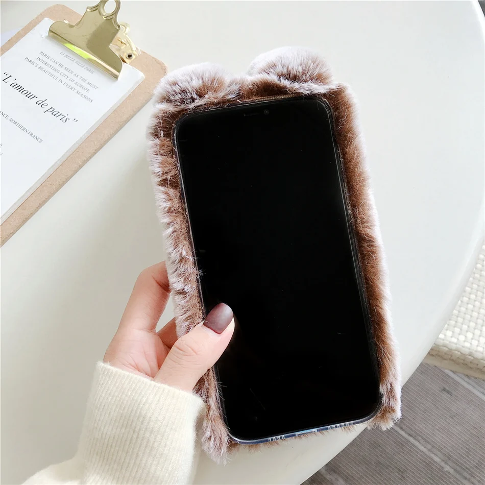 

Furry Case For Samsung Galaxy S6 edge S7 edge S8 edge Active Plus S9 Plus S10 Plus S10 E A3 A5 2017 2018 A6 2018 Case Cover