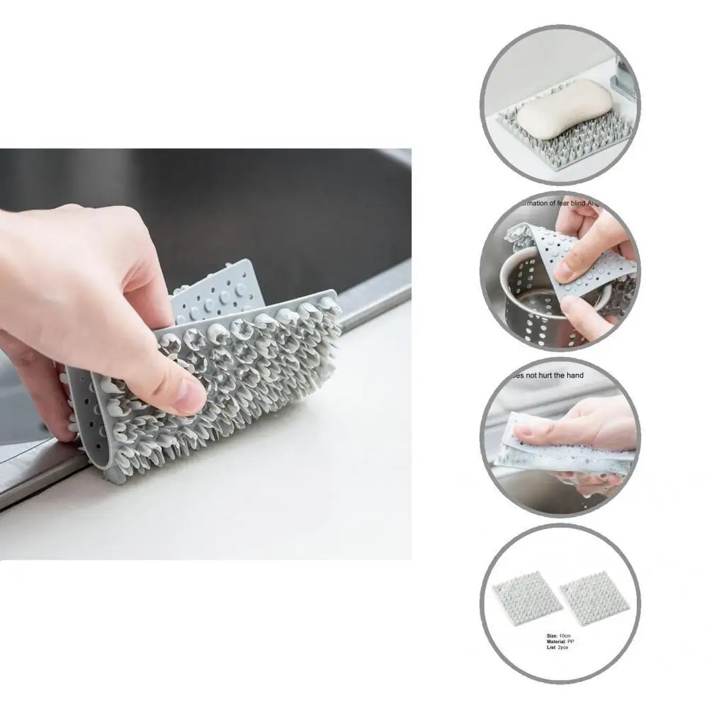 

Reusable 2Pcs Convenient Multi-purpose Stretchy Cleaning Wiper 2 Colors Cleaning Wiper Lightweight for Home