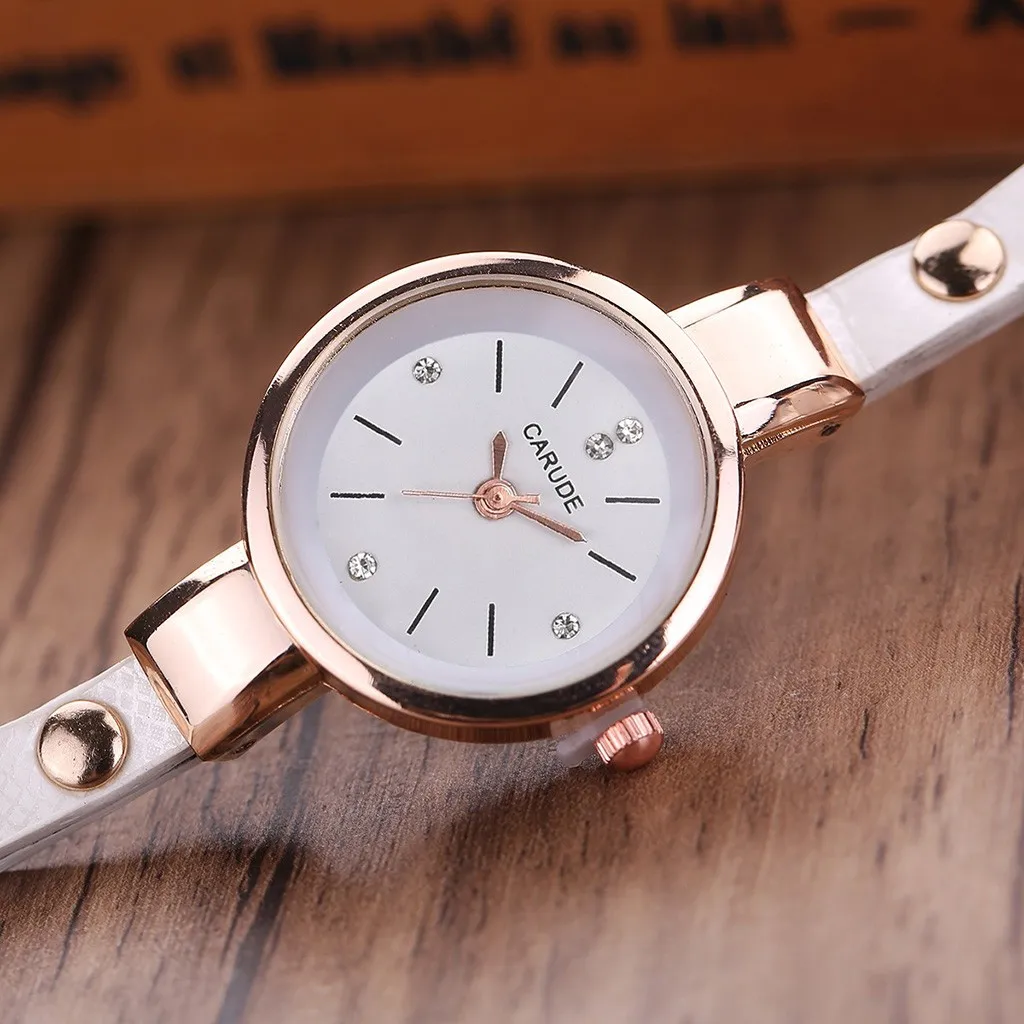 

2020 Fashion women watches LeatherAnalog Quartz Wrist Watches montre femme relogio feminino Dropshipping #D35