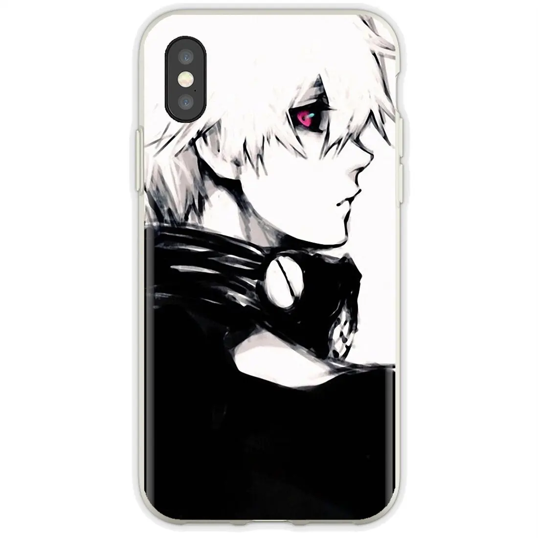 Для iPhone 11 Pro 4 4S 5 5S SE 5C 6 6S 7 8 X XR XS Plus Max для iPod Touch Tokyo Ghoul Kaneki удивительный силиконовый
