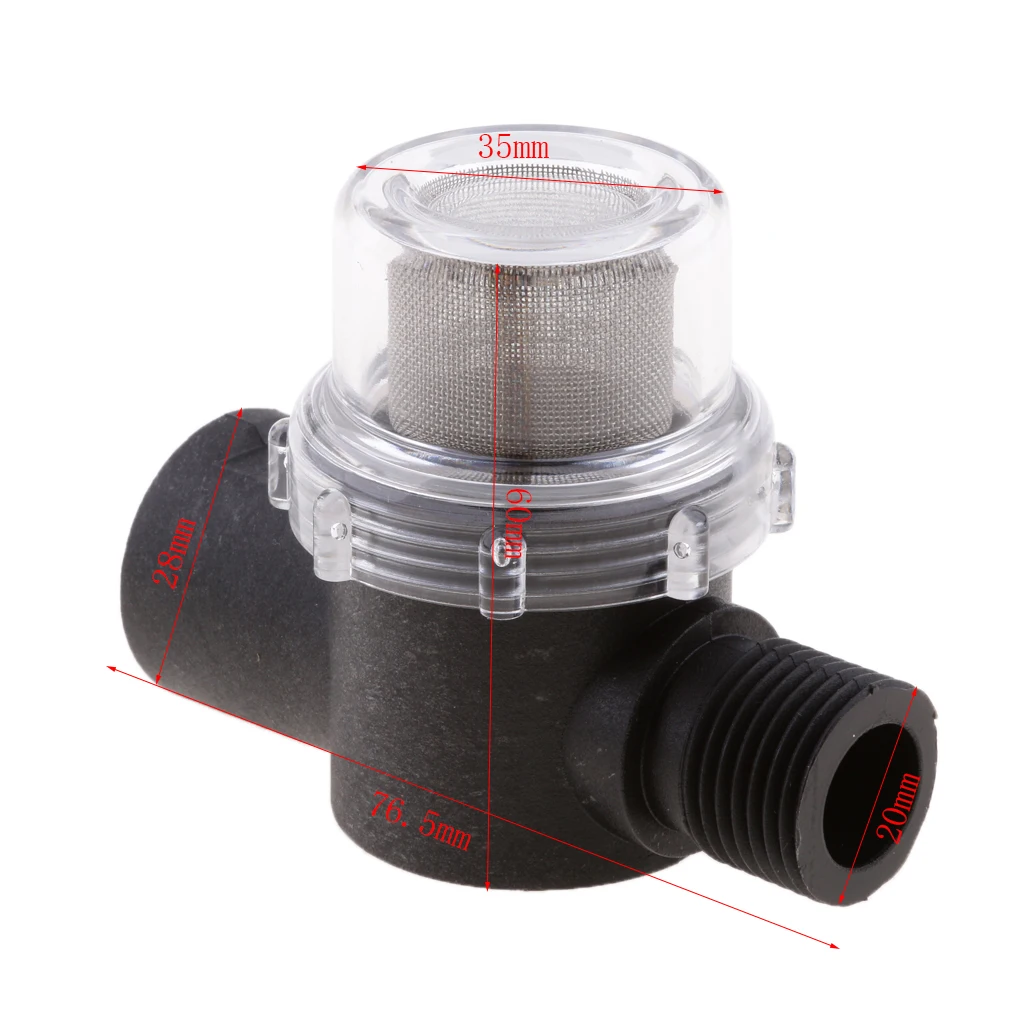 1/2 &quotRV Морской водяной насос встроенный фильтр конверсионный комплект |