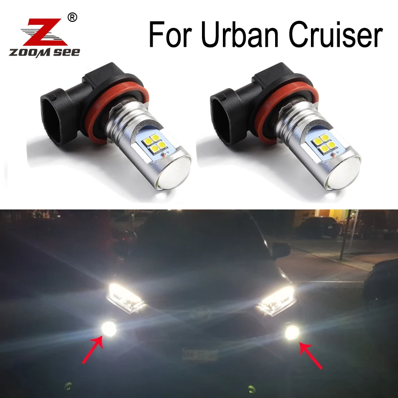 

2pcs Error free White front LED fog light for Toyota Urban Cruiser fog lamp (2007-2016)