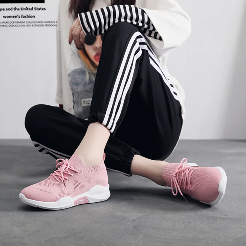 2019 модные новые стильные черные кроссовки для бега женские/уличные