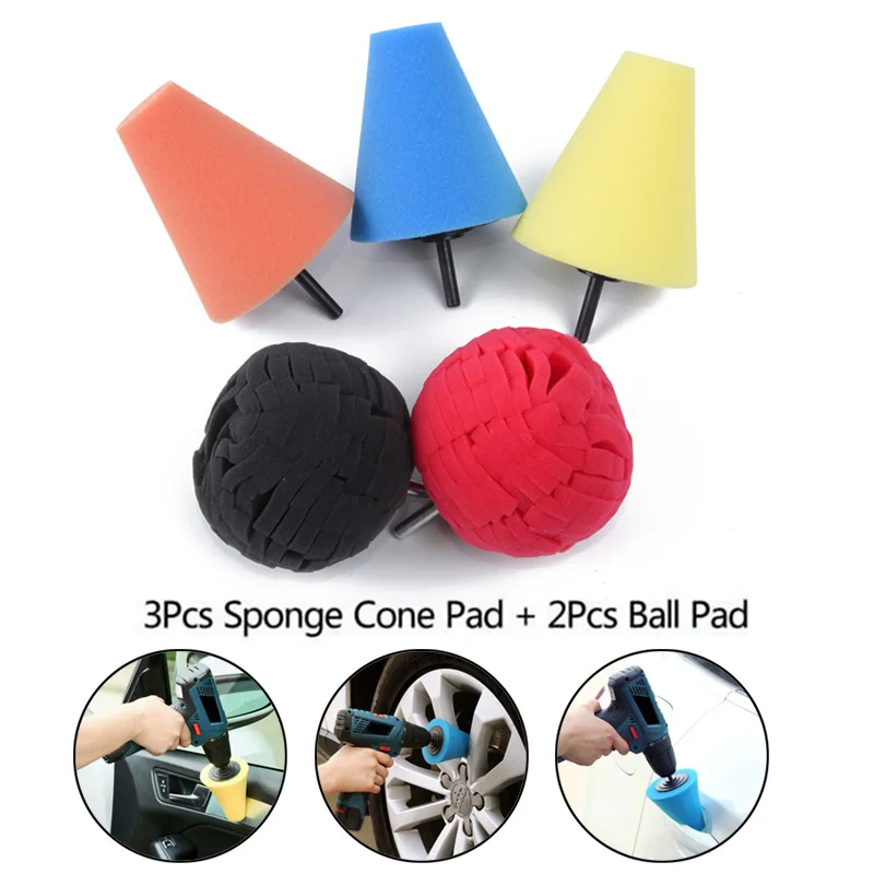 

Wheel Buffing Pad Supplies Burnishing Foam Sponge Auto Polishing Polish Caring