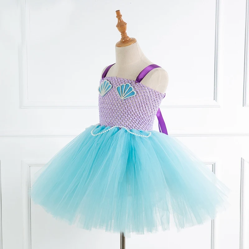 Платье-пачка для девочек принцесса тюль вечерние Детская оболочка