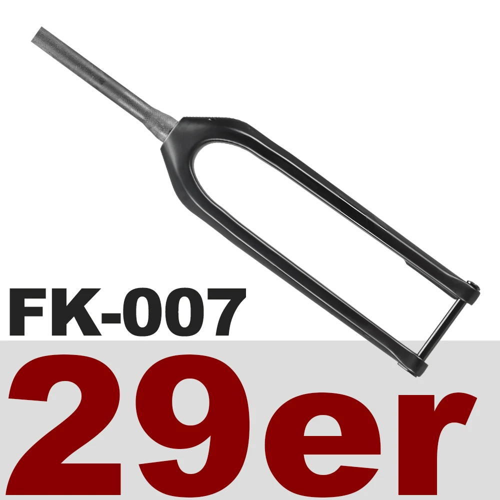 

FK-007 29er сквозная ось 15x110 мм, карбоновая Φ 1-1/8 дюйма-1-1/2 дюйма Вилка, запчасти для горного велосипеда из углеродного волокна