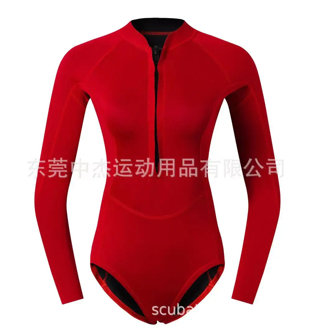 Неопреновый гидрокостюм для женщин хороший купальный костюм с длинным рукавом и