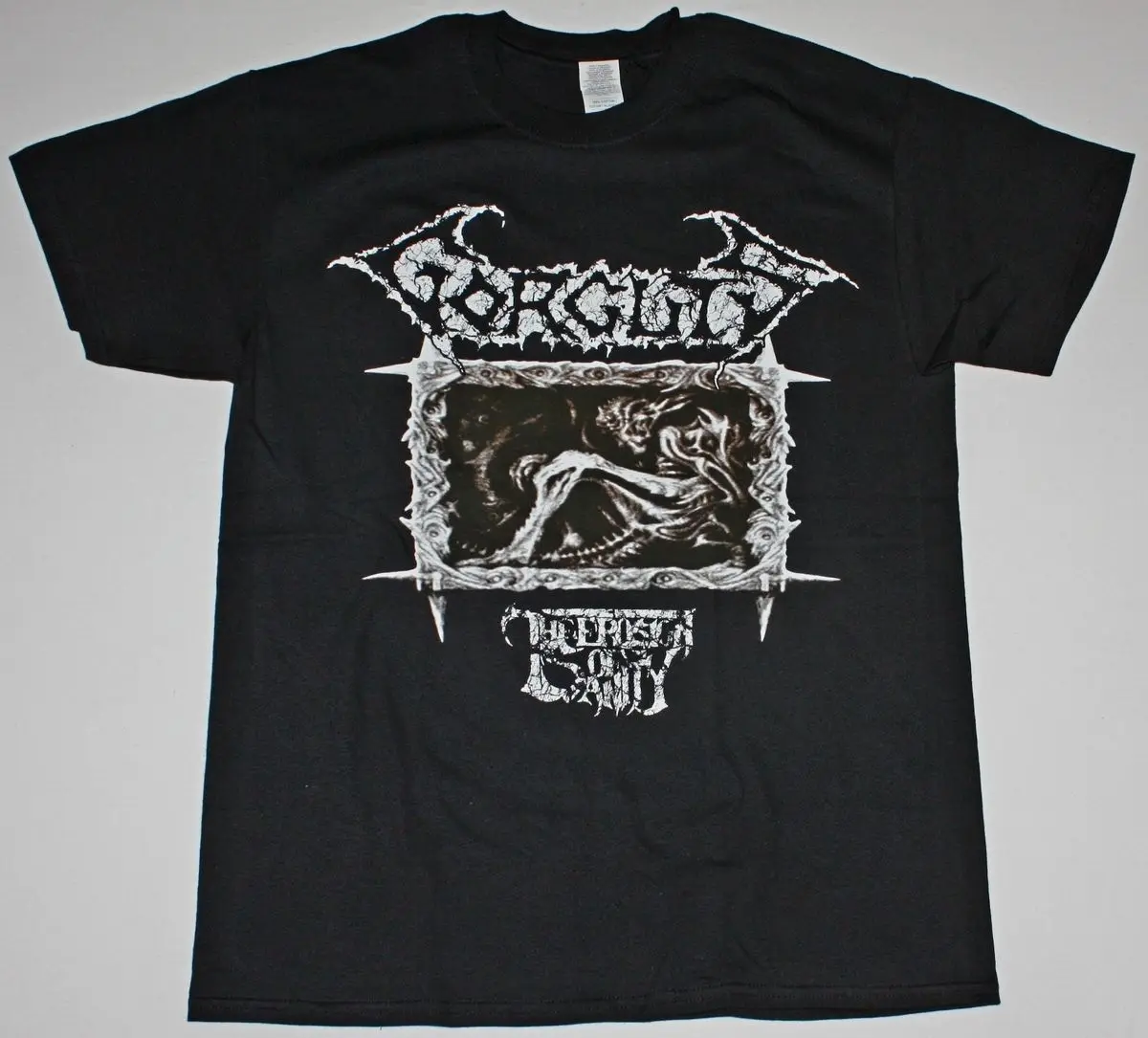 GORGUTS эрозия SANITY черная футболка с надписью DEATH METAL PESTILENCE suffusation Удобная