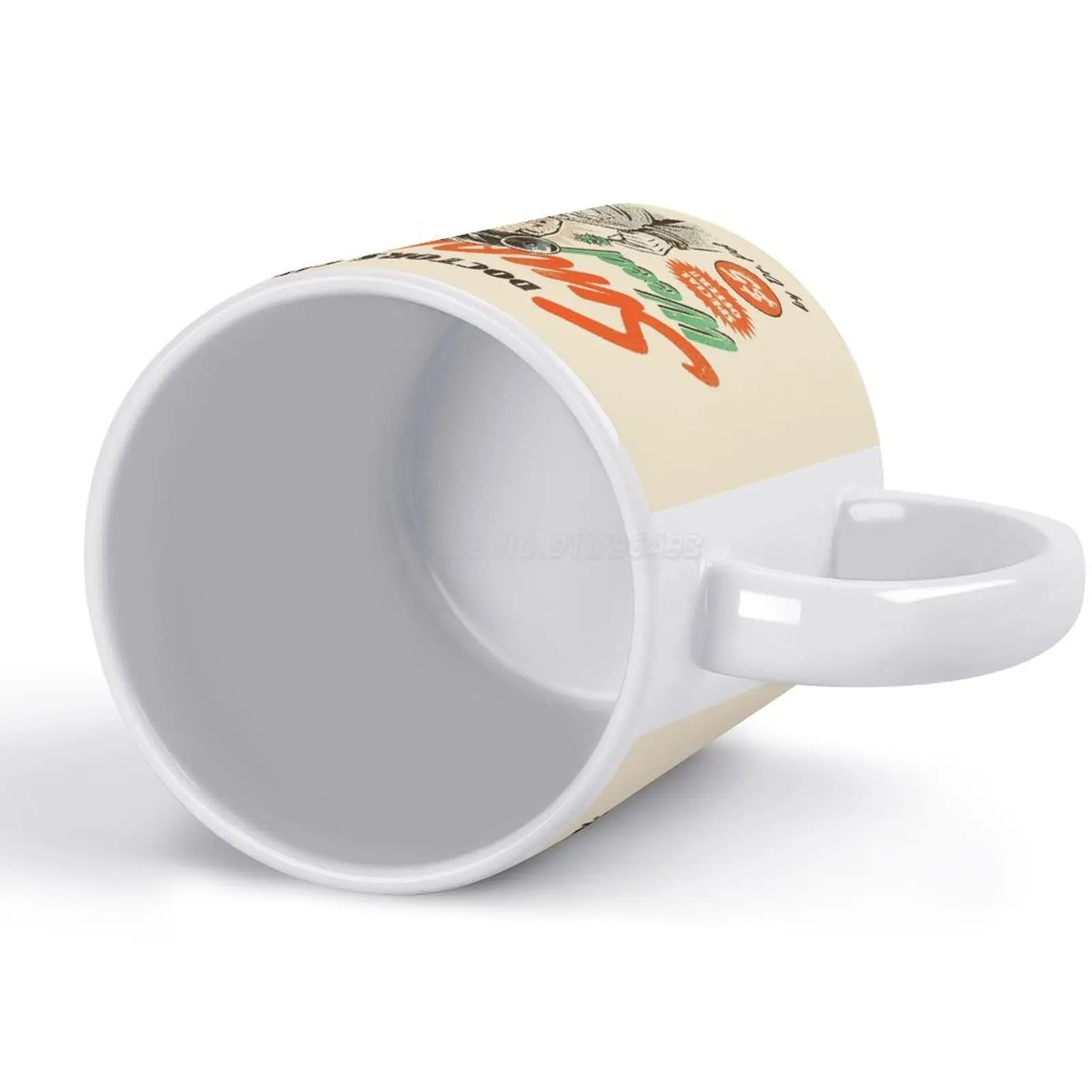 Белая кружка кофейная 330 мл Керамические домашние чашки и кружки для молока чая
