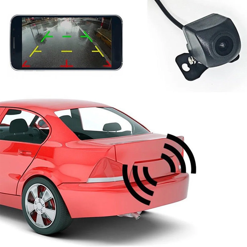 

Auto HD Wireless Mini Waterproof 150 Degree Backup Reverse Car Rear View Cam Universal Monitoring Safety Wide Angle Night Vision
