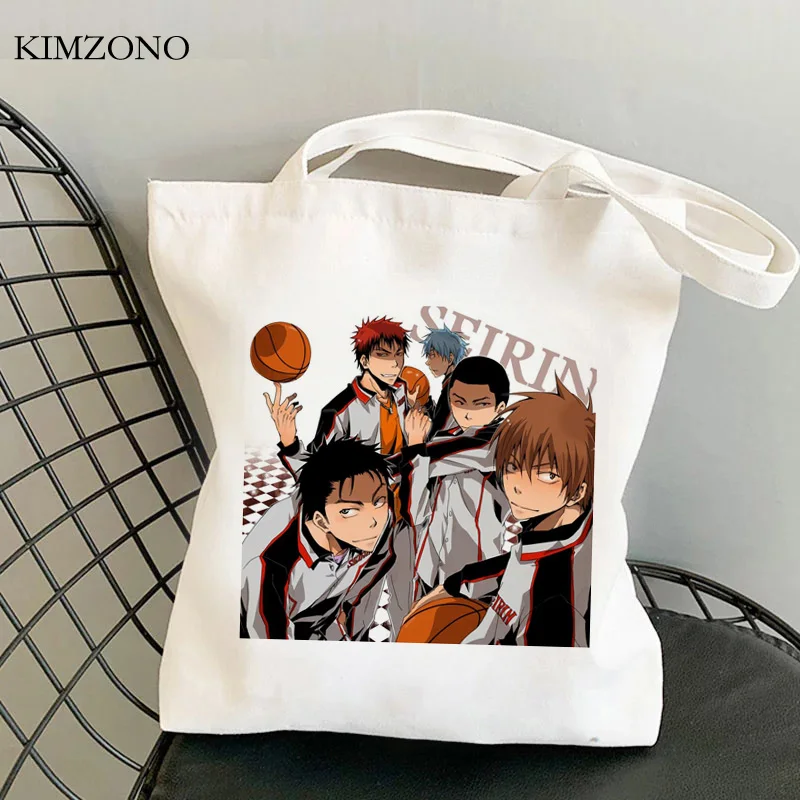 

Kuroko No Basket shopping bag eco grocery shopping shopper handbag canvas bag foldable reusable ecobag boodschappentas sacolas