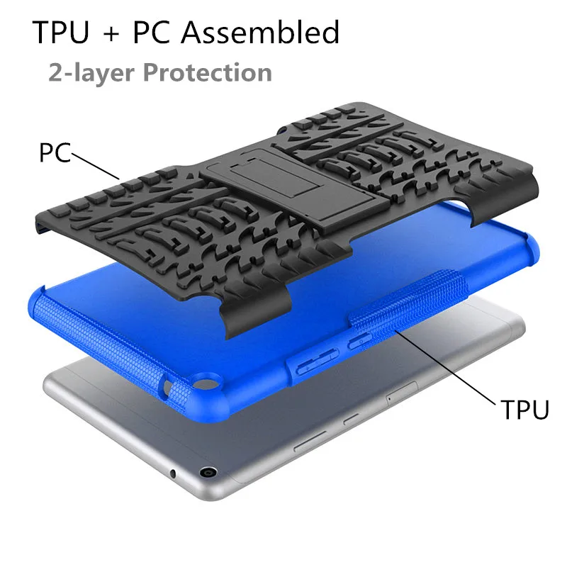 T3 планшет силиконовый + PC чехол для Huawei MediaPad 8 0 KOB L09 W09 ''чехол планшета