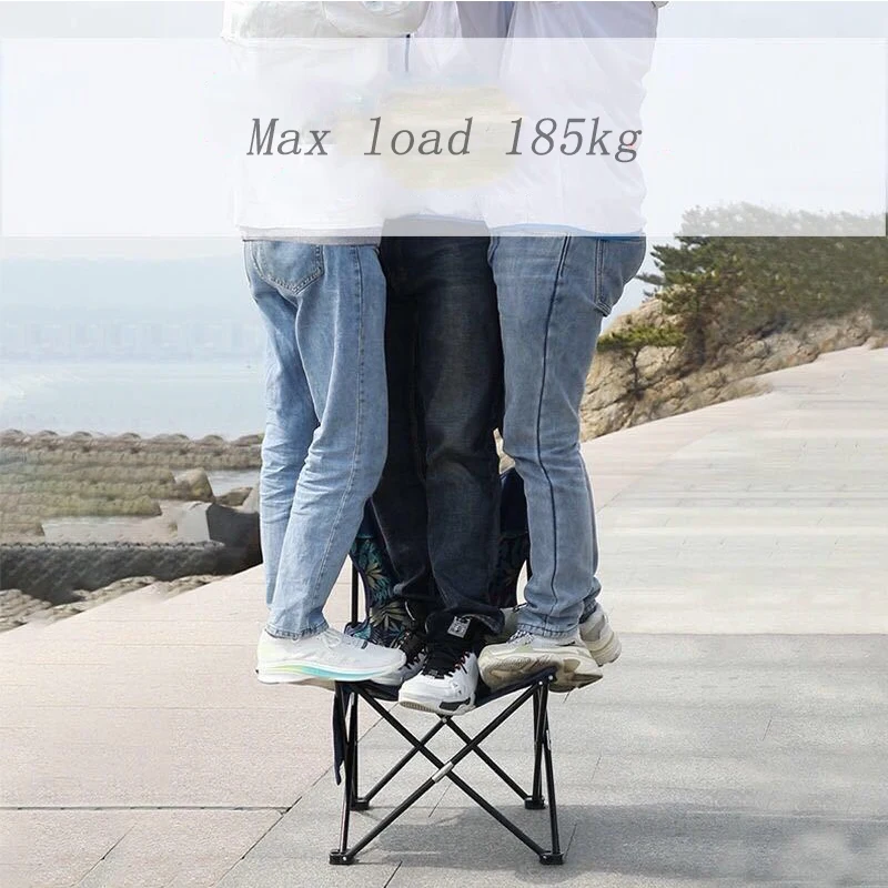 

Outdoor Camping Chair Oxford Cloth Portable Folding Lengthen Camping Seat for Fishing Festival Picnic BBQ Beach Ultralight Chair