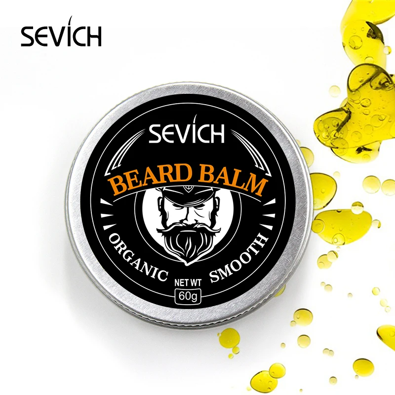 

Sevich 30g/60g Organic Moustache Wax For Beard Smooth Styling Beard Balm Natural Beard Care Moustache Balm