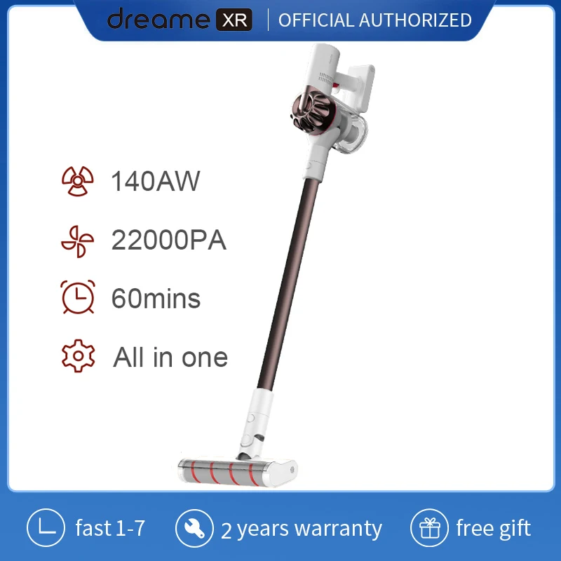 

Ручной беспроводной пылесос Dreame XR, 22000 па, циклонный пылесос с щеткой