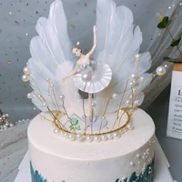 feather wing cake toppers for wedding birthday party baking decoration diy cake