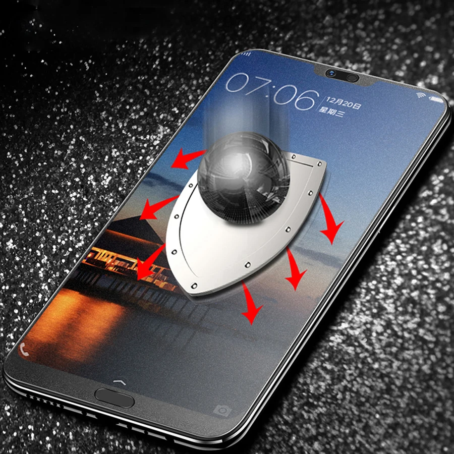 Матовое закаленное стекло без отпечатков пальцев для huawei Nova 5 3 3i Honor View 20 P20 Pro P30 Lite P Smart Plus защита экрана