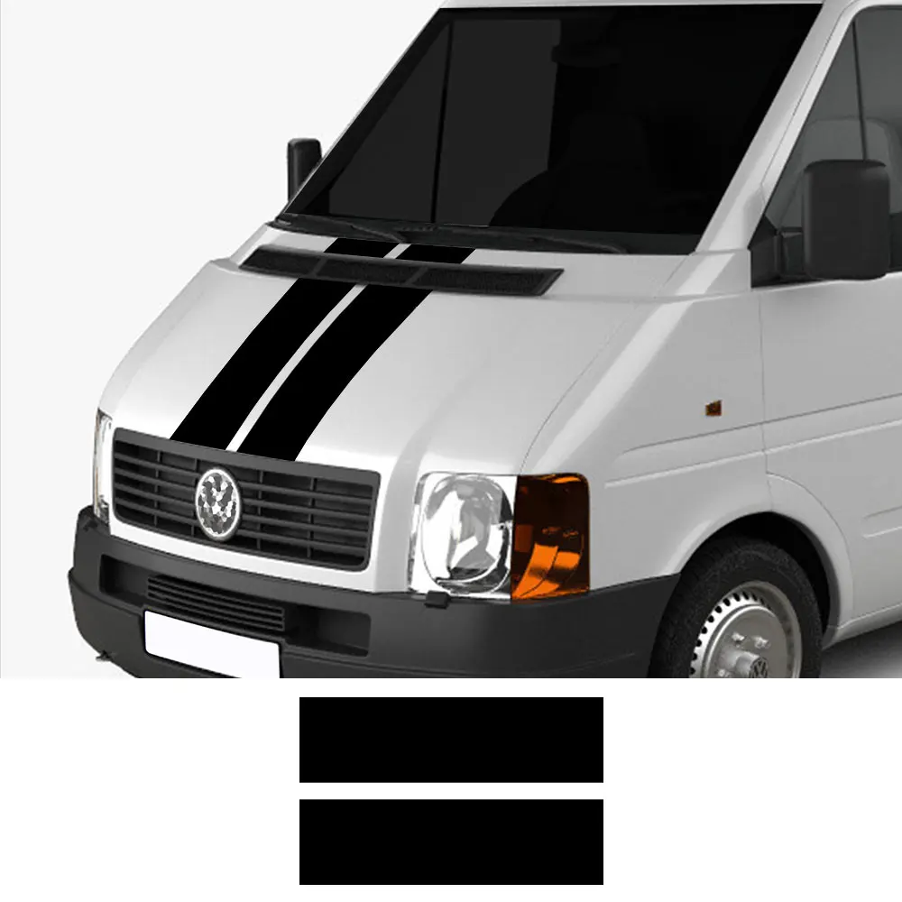 

Наклейки на капот автомобиля для Volkswagen VW LT35, пользовательский Стайлинг капота, наклейки для кемпера, фургона в полоску, графические виниловые наклейки, аксессуары для автотюнинга