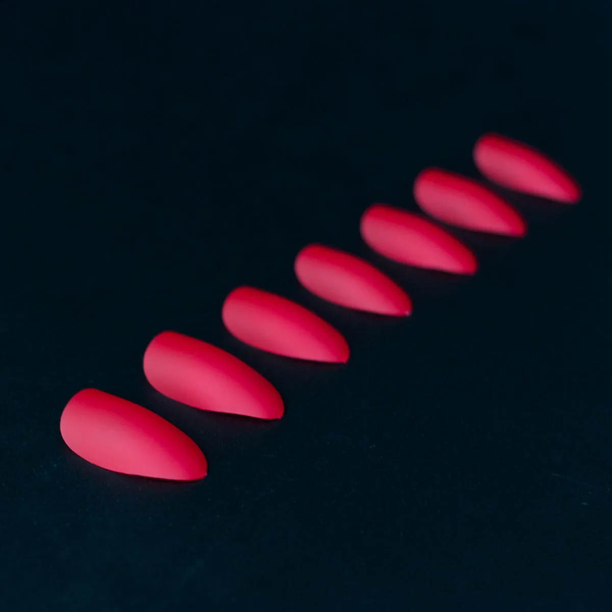 1 набор из 24 матовых наконечников для ногтей на шпильках нажмите ногти полное