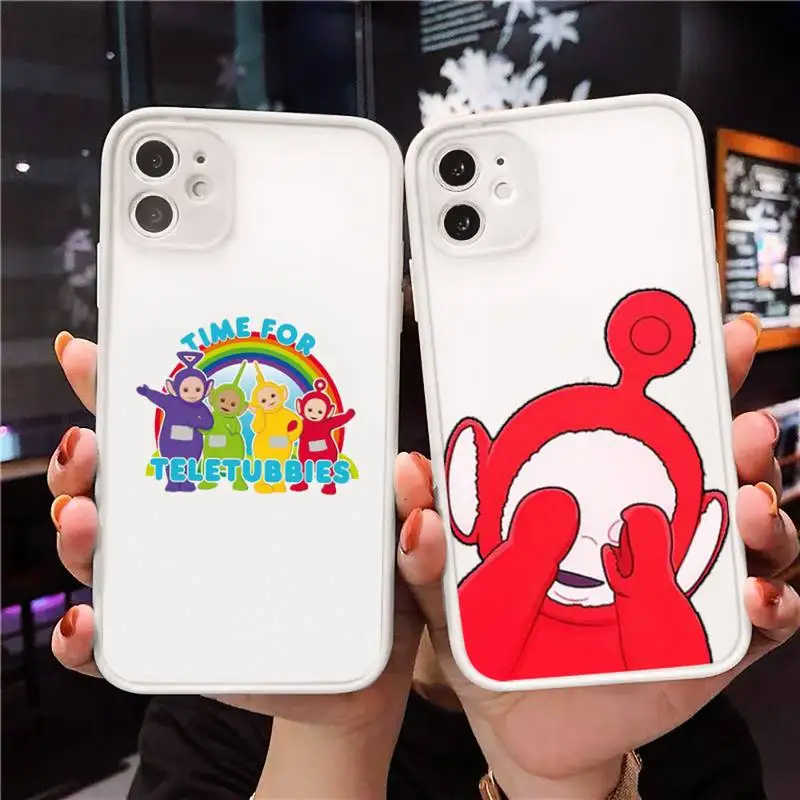 

aerial baby cute funny cartoon Phone Case Matte Transparent for iPhone 7 8 11 12 s mini pro X XS XR MAX Plus cover funda
