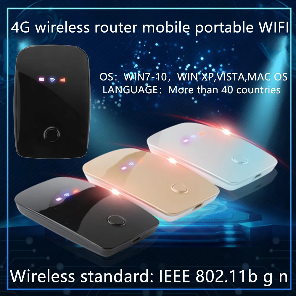 

4G Mini Router 150Mbps SIM Card WIFI Router For IP Camera Wireless Mobile Portable Support Wireless Standard 802.11b/g/n