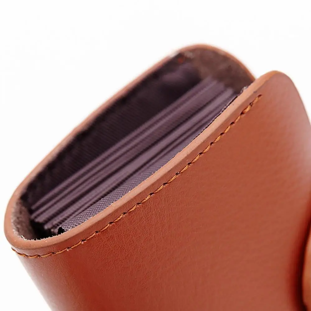 Для женщин и мужчин кожаный футляр для кредитных карт выдвижной Бизнес банк