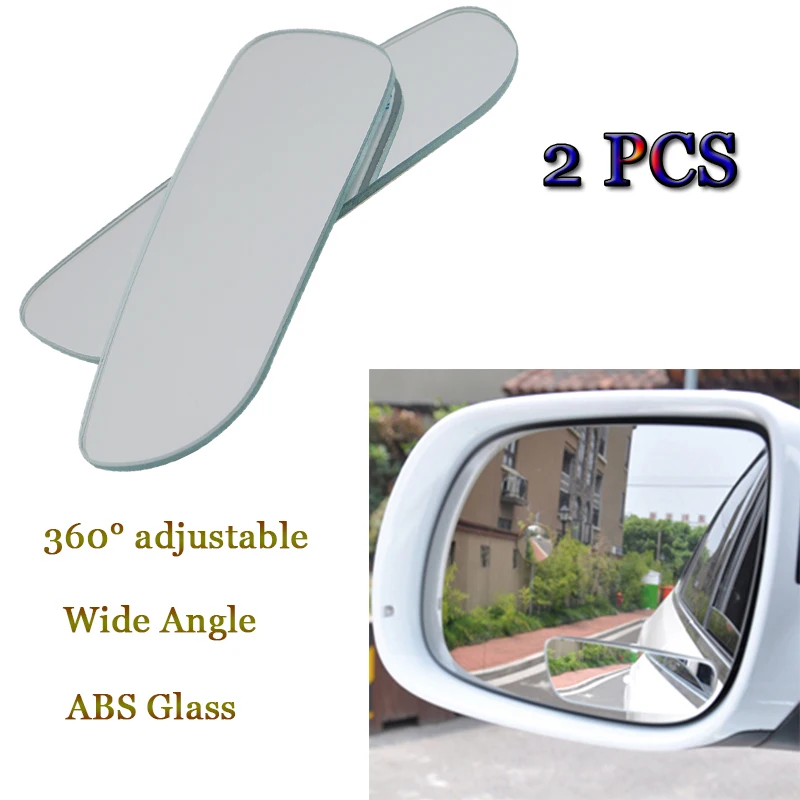 2 шт. автомобильное 360 градусов широкоугольное выпуклое зеркало заднего вида для