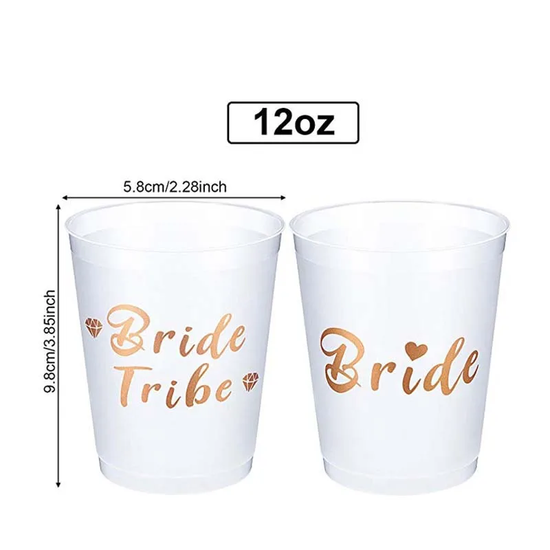 Чашки для невесты 1 шт. 11 надпись Bride Tribe свадьбы помолвки девичника декор NW03 | Дом и