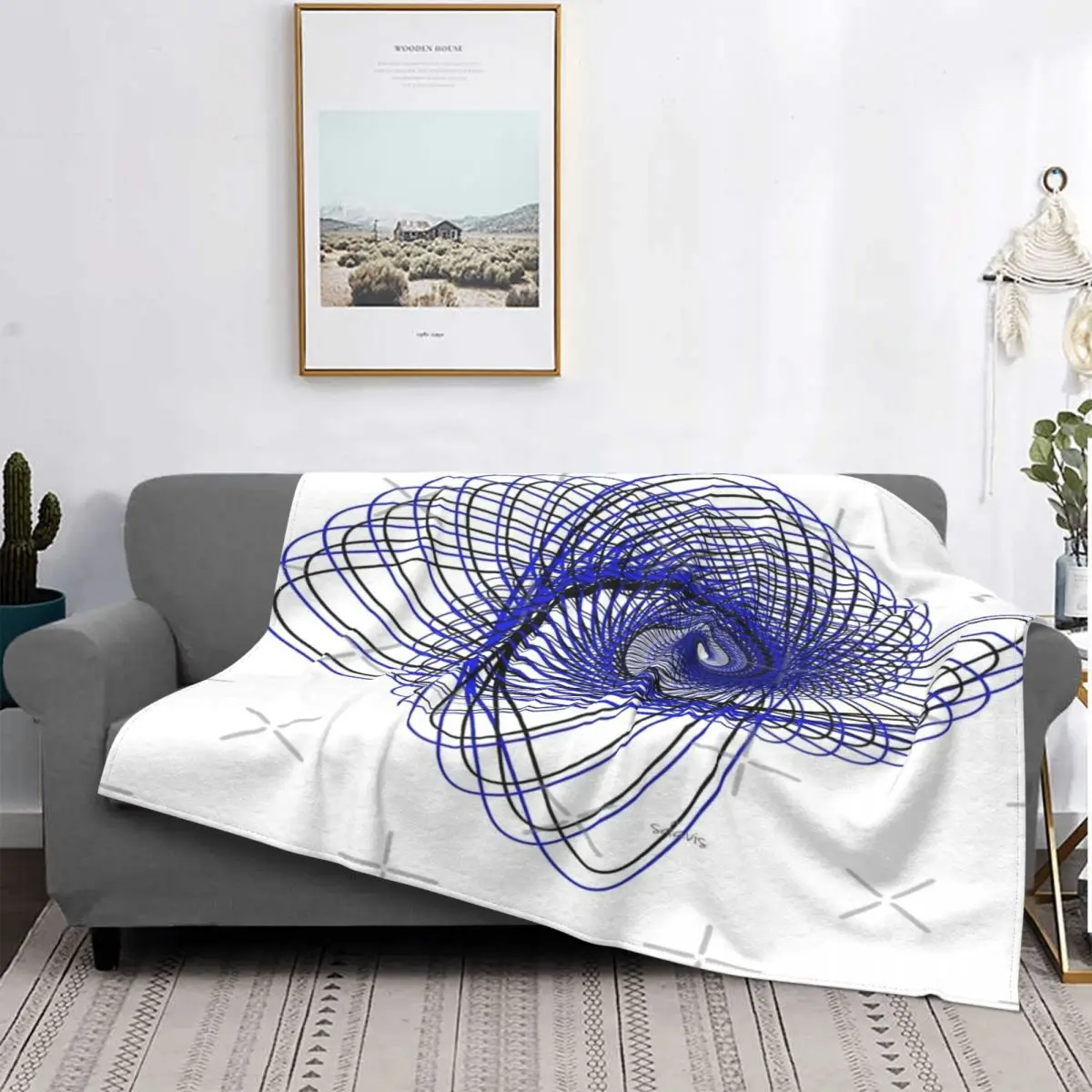 

Taking The Journey-Manta a cuadros para cama, cobertor de cama con capucha, 102221