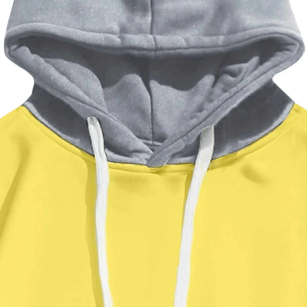 Женская толстовка на завязках ZAFUL разноцветная Толстовка в стиле пэчворк осень и