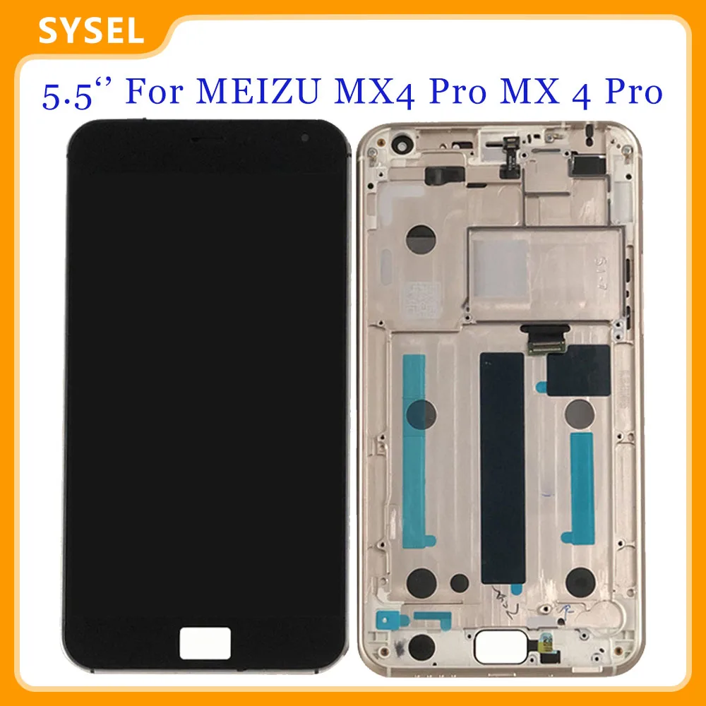 ЖК дисплей для Meizu MX4 Pro MX 4 дигитайзер экрана сенсорная панель стеклянный сенсор в