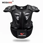 Детский защитный жилет WOSAWE для мотокросса, мотоцикла, сноуборда, роликовых коньков, спортивная защита, детский костюм для мотокросса