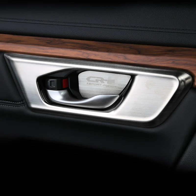 

Car door inner handle door bowl frame sequins changed to decorative stickers accessories supplies For Honda CRV 2017 18 19 2021