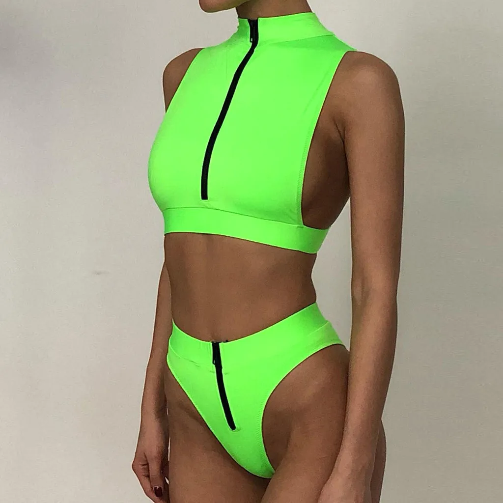 Женский комплект бикини в стиле пэчворк купальник из трех частей бюстгальтер