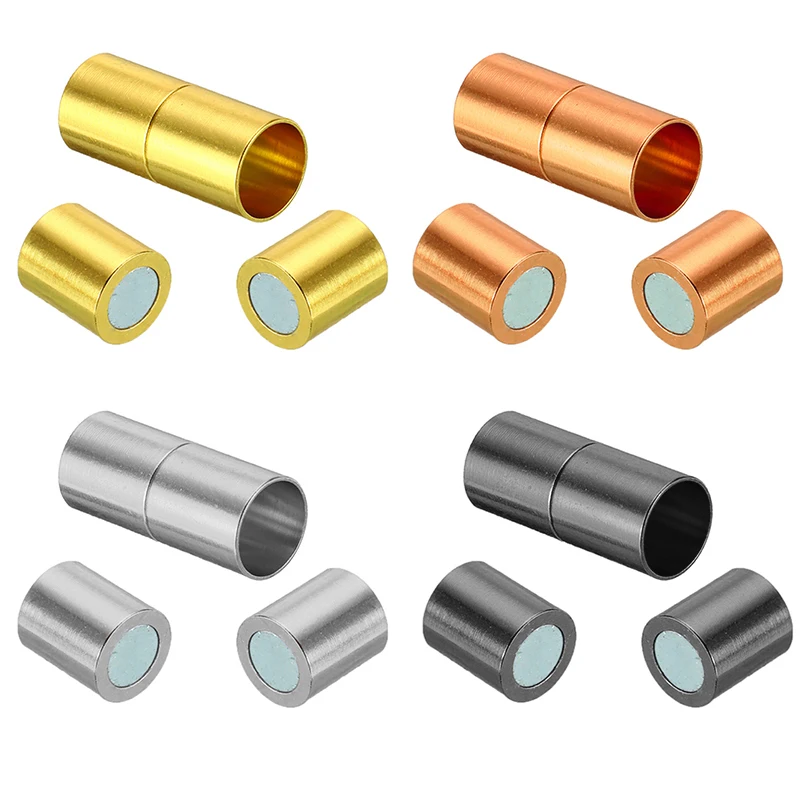 10 шт./компл. магнитные застежки кожаного ремешка на браслет соединительное