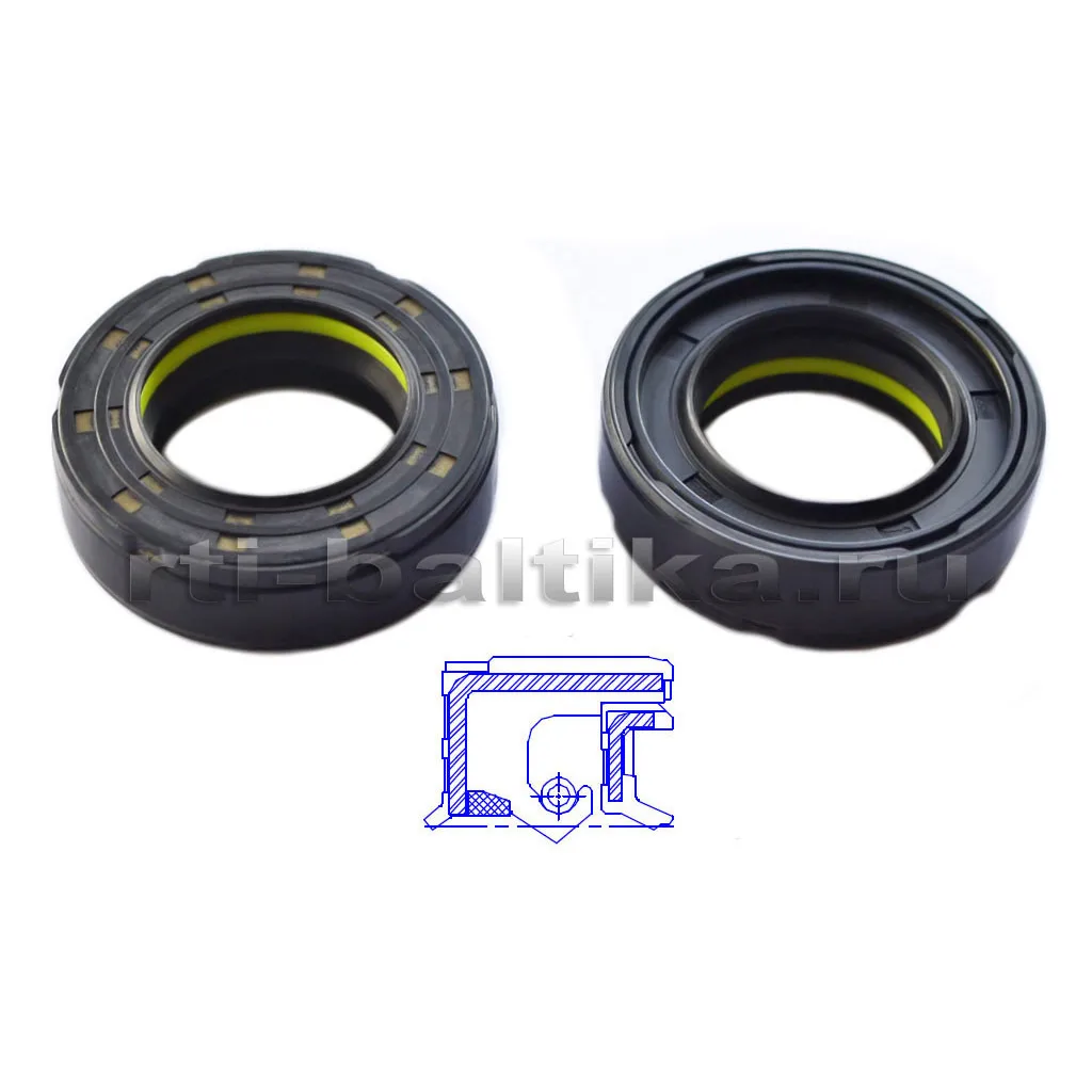 Сальник рулевой рейки HYUNDAI XG300/350 F 00899 / 27.7*44*13/14 27.7х44х13/14 27.7/44/13/14|Рулевые и коробки