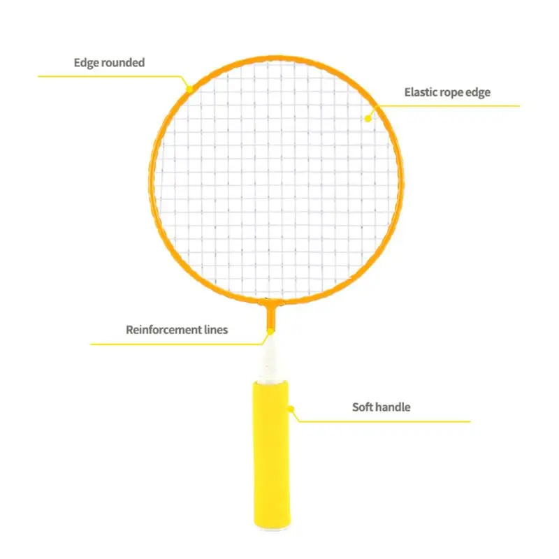 

1Pair Kids Children Badminton Racket + 2Pcs Badmintons Set Outdoor Fitness Toy XXUF