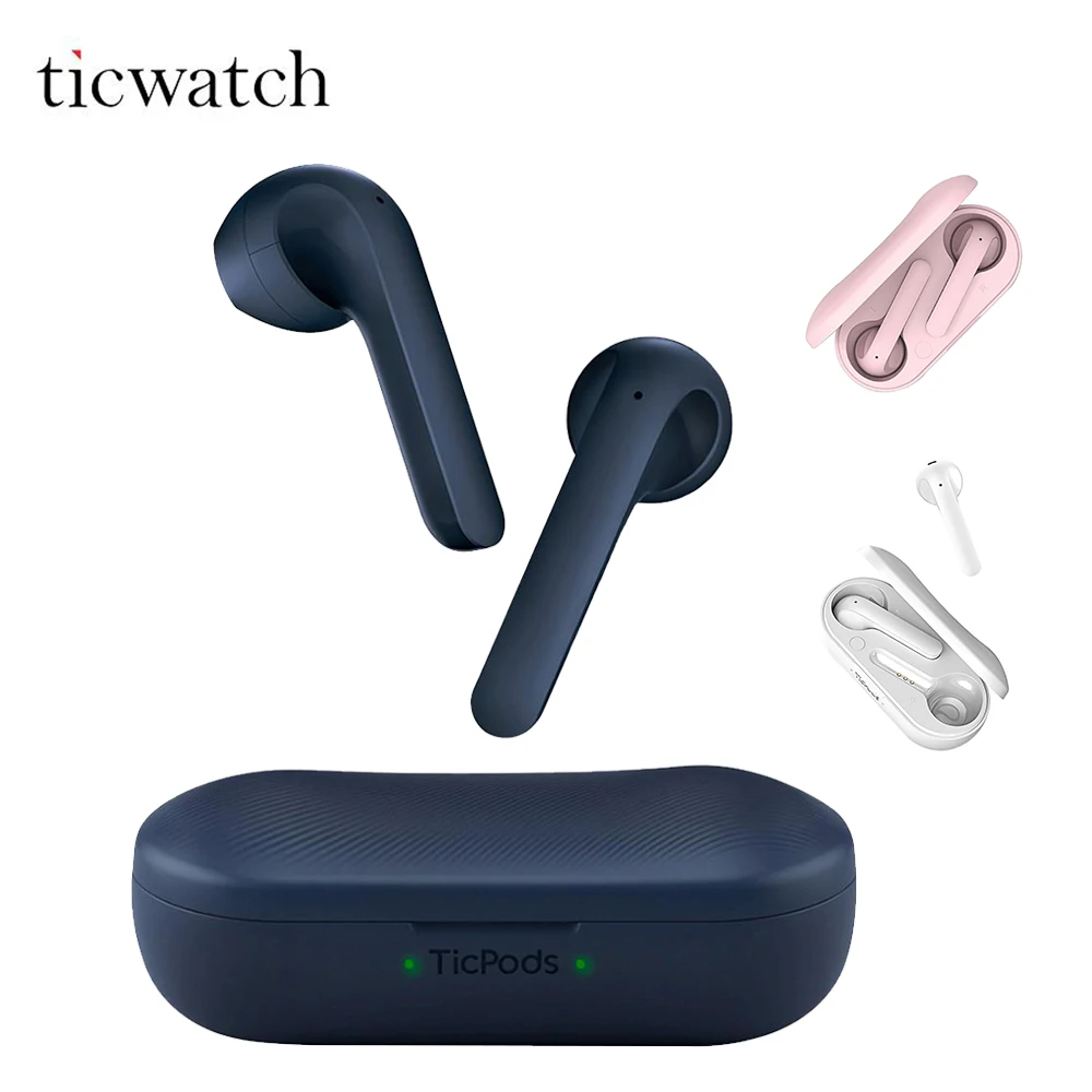 Ticwatch TicPods 2 TWS наушники с ИИ Qualcomm QCC3026 IPX4 водонепроницаемый и пот Bluetooth 5 0