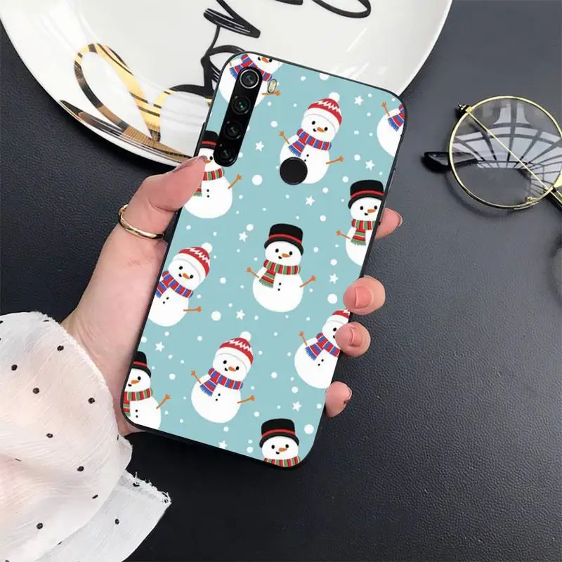 

Snowman Christmas winter Phone Case For Xiaomi Redmi 7 8 9t a3Pro 9se k20 mi8 max3 lite 9 note 9s 10 pro